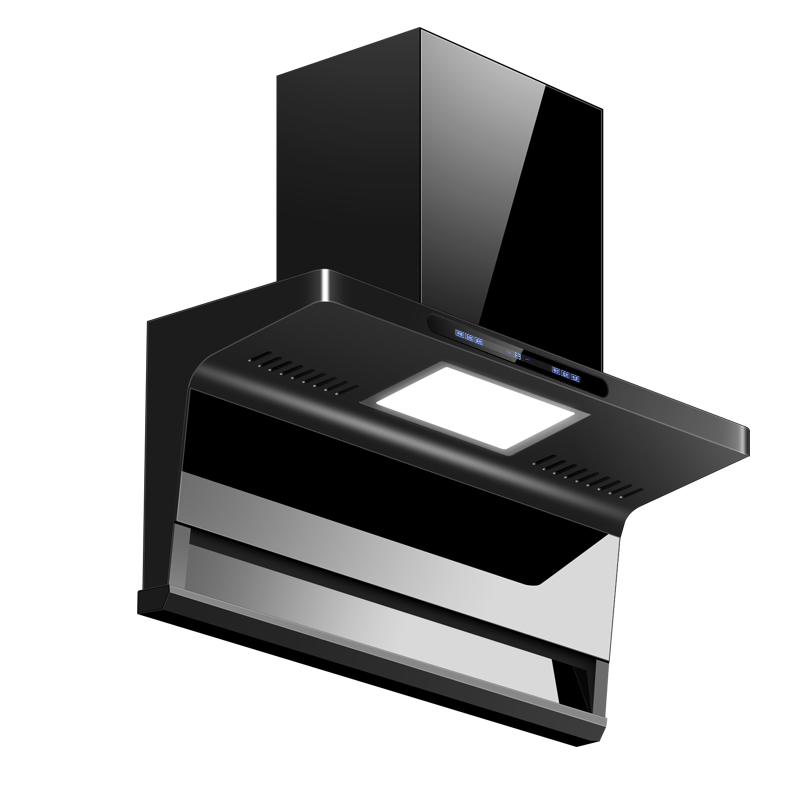 [铜线电机+油电分离]欢呼好太太30立方油烟机顶侧双吸抽油烟机 7字型吸油烟机大吸力家用自动清洗厨房B818定频自行安装高清大图