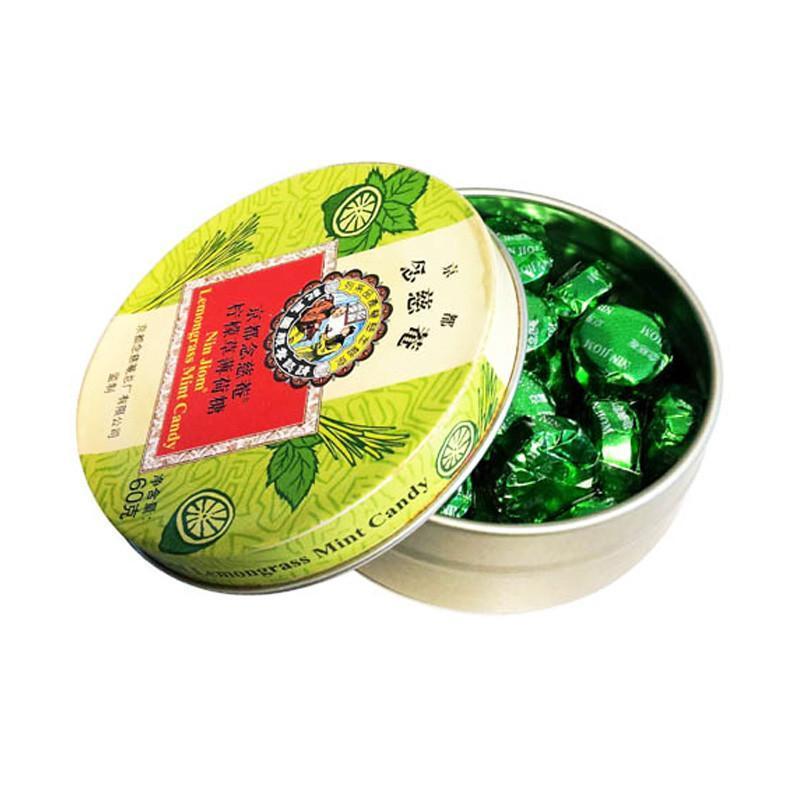 进口 京都念慈庵柠檬草薄荷糖60g 润喉糖 清新口气