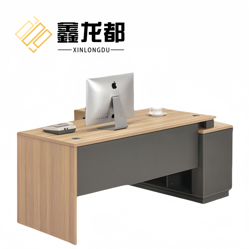 鑫龙都老板桌1600*700*750mm张高清大图
