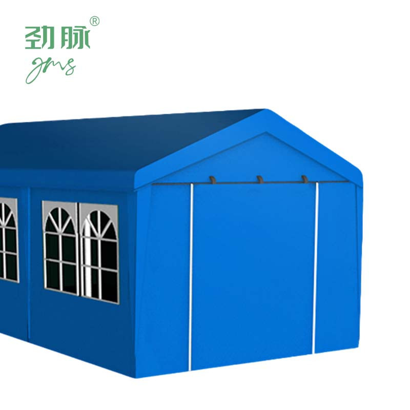劲脉 移动帐篷 天蓝色围布-10*5*2M 顶高清大图