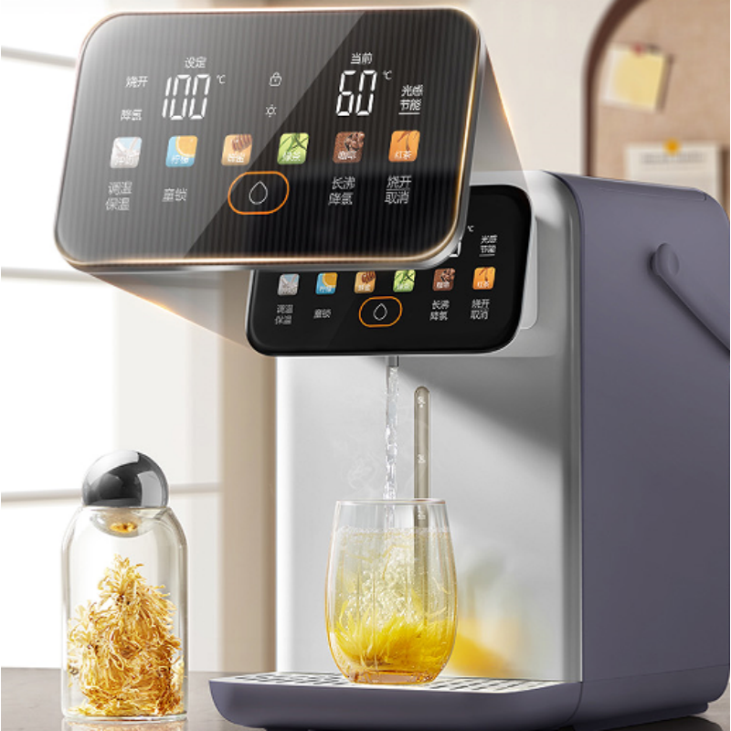 苏泊尔智能触屏电水瓶 SW-50S601 5L底盘加热不锈钢内胆 1200瓦快速烧水高清大图
