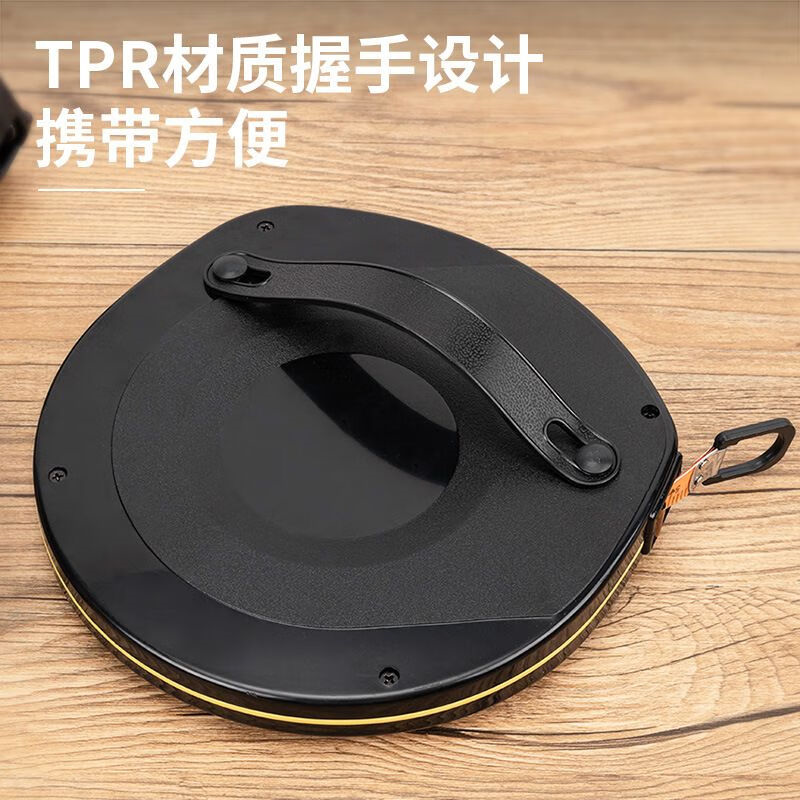 得力得力8219皮卷尺50米皮卷尺建筑工程绘图测量工具玻璃纤维皮尺精准 8219高清大图