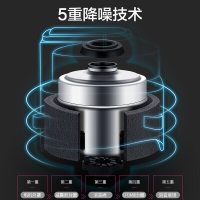 美的(Midea)吸尘器 卧式家用大吸力 无耗材水洗尘杯 大功率吸尘机 小型便携 C3-L143C