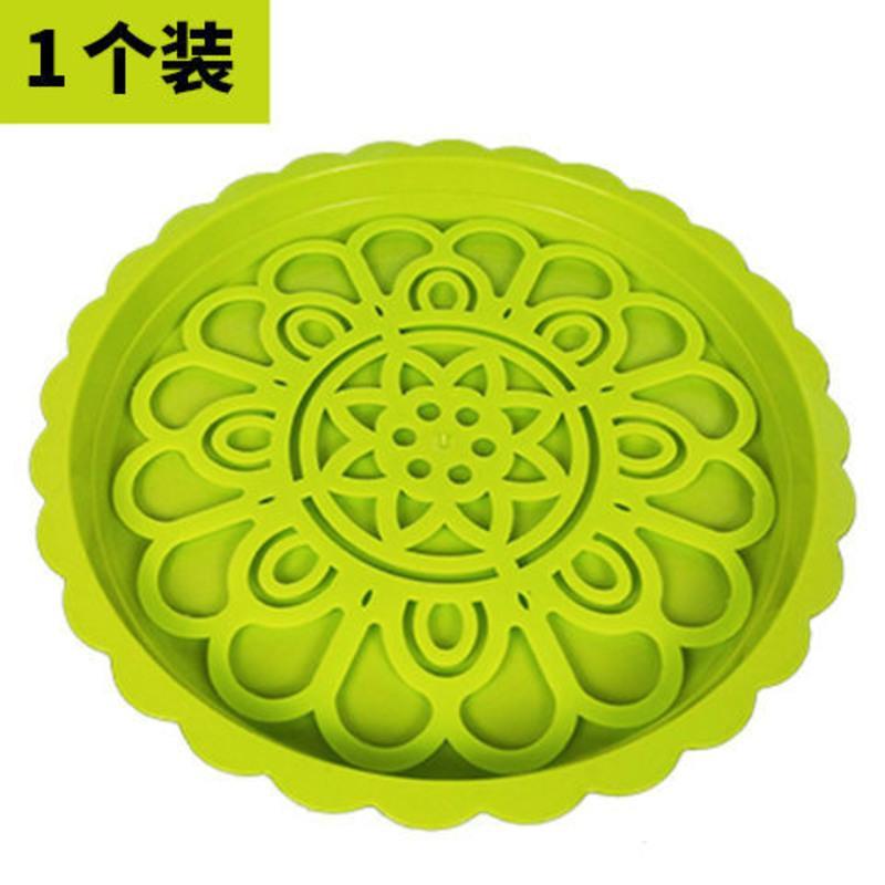 开水瓶垫暖壶水壶托盘防漏水热水瓶垫子家用暖瓶垫水杯塑料隔热垫 绿色 1个