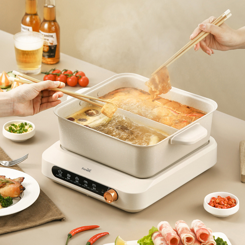 新飞 鸳鸯双享 多用途鸳鸯火锅6L FTHG-R173高清大图