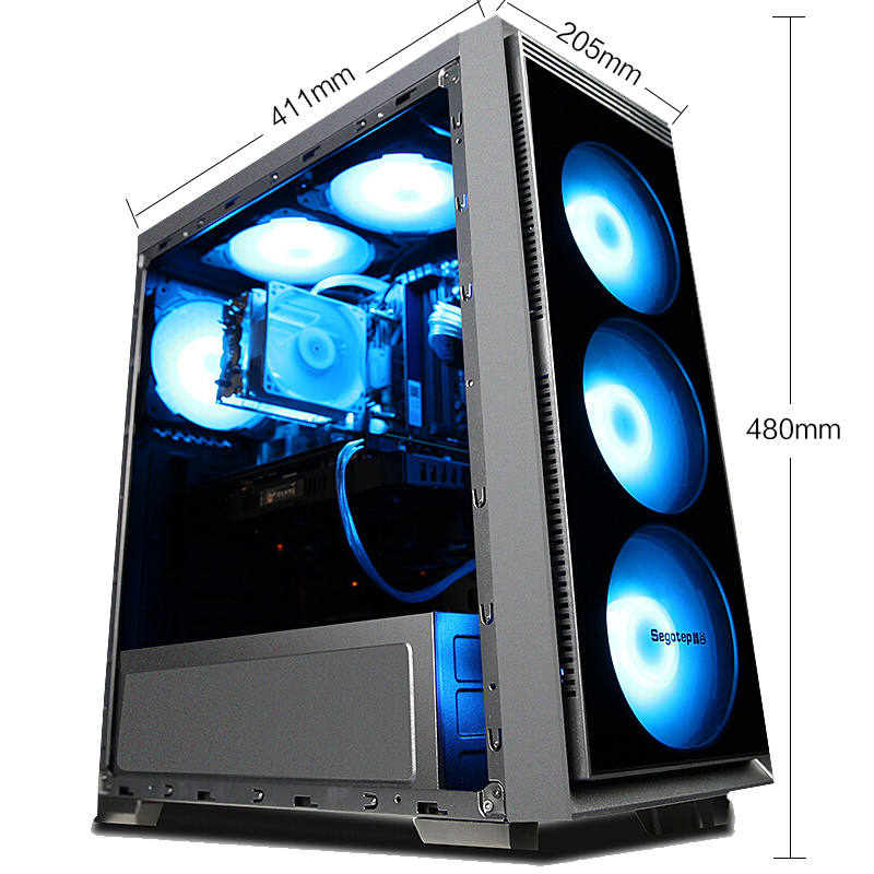 京天（KOTIN）酷睿i5 10400F/GTX1050Ti/8G/240G定制组装电脑DIY组装机