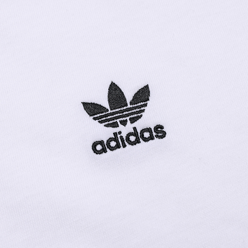 adidasoriginals字母logo刺绣运动短袖短袖t恤女款奇妙白色hy4263