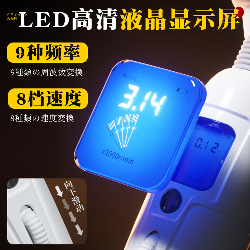 谜姬大头震动棒变频强震电动女用自慰器女性私处按摩棒外部刺激振动AV棒女友用宿舍便携情趣玩具爱潮跳蛋夫妻房事成人用品