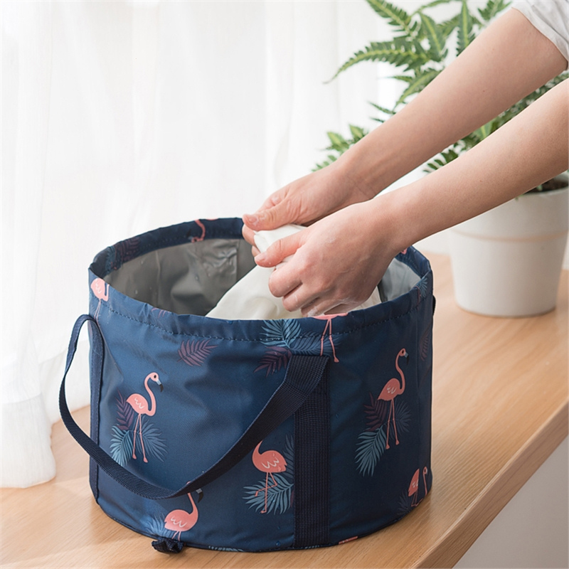 便携式闪电客可折叠盆户外水盆旅行用品泡脚袋旅游洗衣盆洗脸盆洗脚