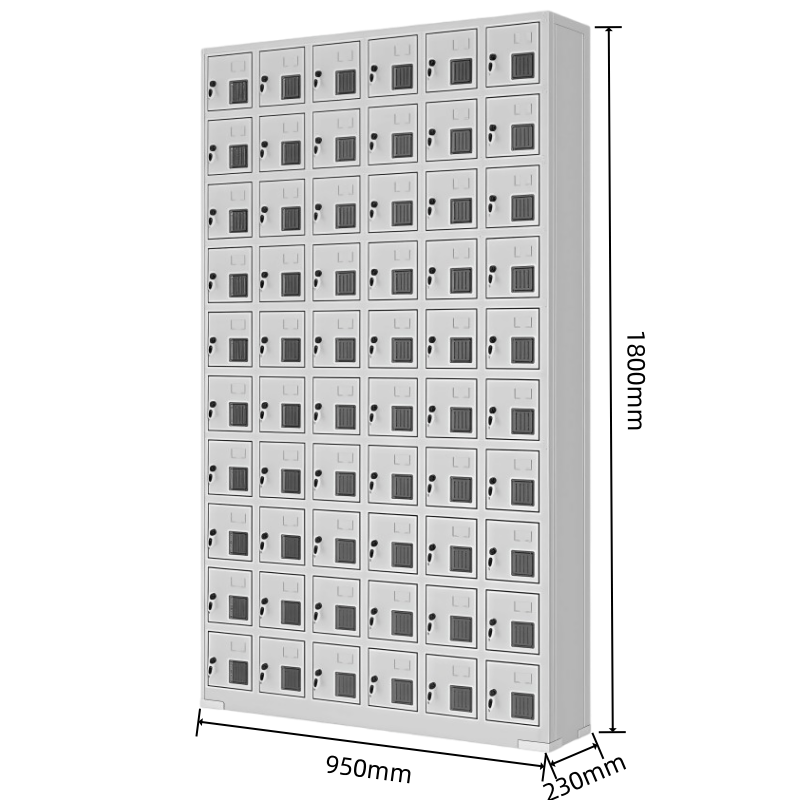 鑫木樽手机柜六十门台高清大图