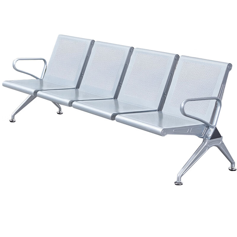戴劲 钢制排椅机场椅加固加厚医院长椅候诊椅连排输液等候椅 A款四人位