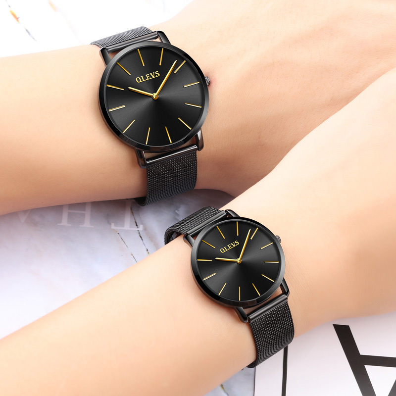 欧利时olevs1314情侣手表男女一对名牌石英表韩版潮流防水腕表简约