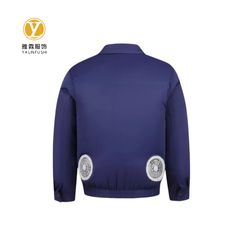 雅霖服 夏季空调服防暑降温工作劳保装长袖YLF-LBZ116 套高清大图