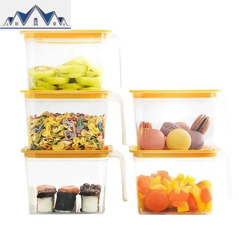 冰箱收纳盒水果零食密封保鲜盒杂粮储物盒干货收纳盒厨房收纳 三维工匠图片