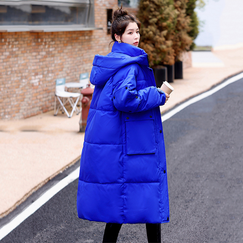 加厚长款棉袄女2023年新款面包服羽绒棉衣棉服女韩版宽松冬季外套高清大图