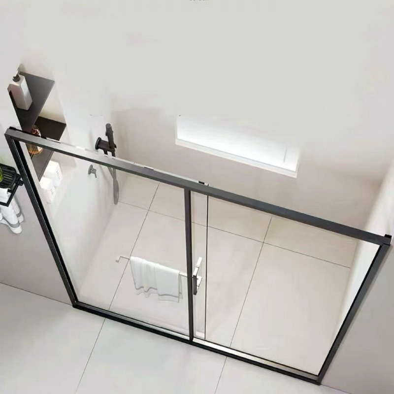 淋浴房隔断门卫生间干湿分离推拉移门一字型