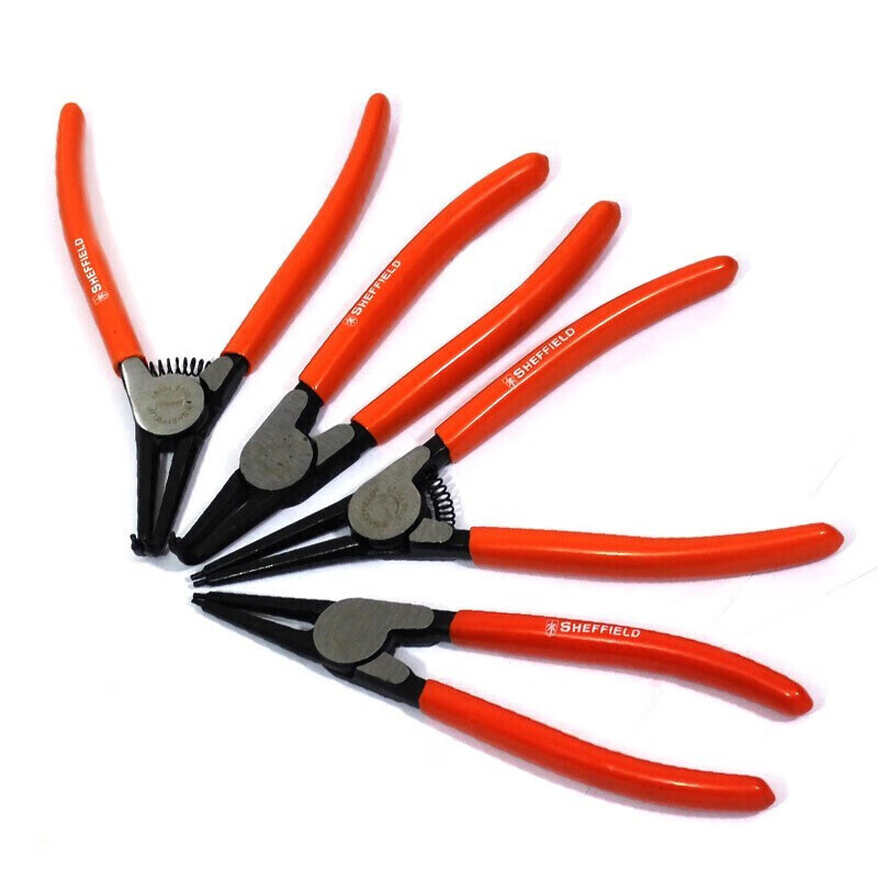 钢盾(SHEFFIELD) S025030 4件套卡簧钳组套【家用】
