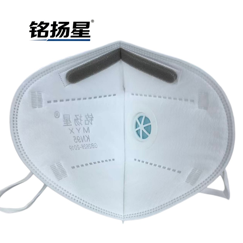 铭扬星 随弃自吸式颗粒物粉尘防护口罩 KN95-ACV11/只高清大图
