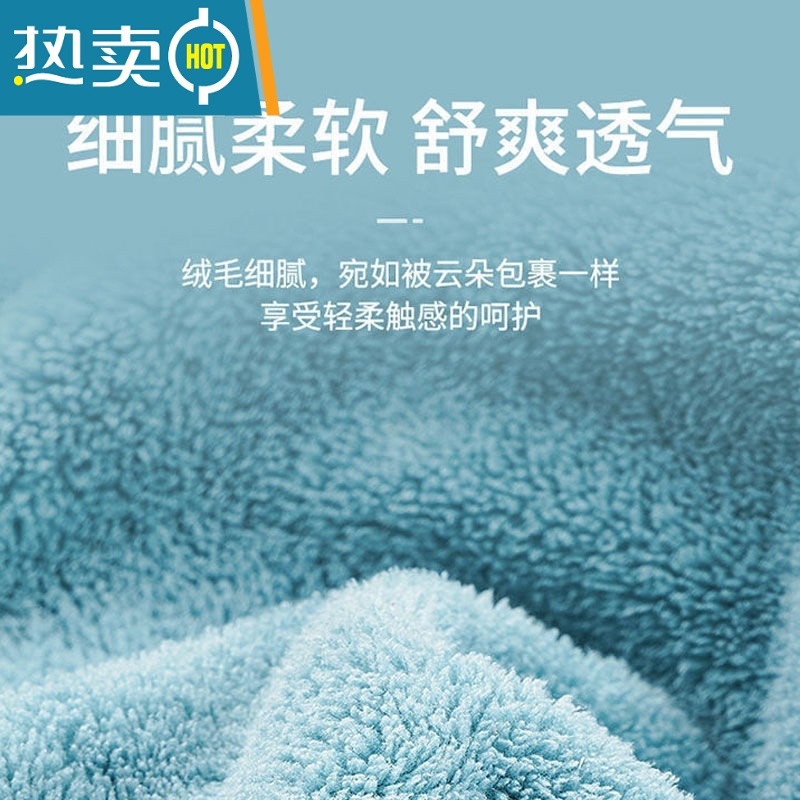 敬平可爱儿童干发帽式男女童卡通吸水速干韩国公主浴帽宝宝包头巾 2条装粉色+粉色高清大图