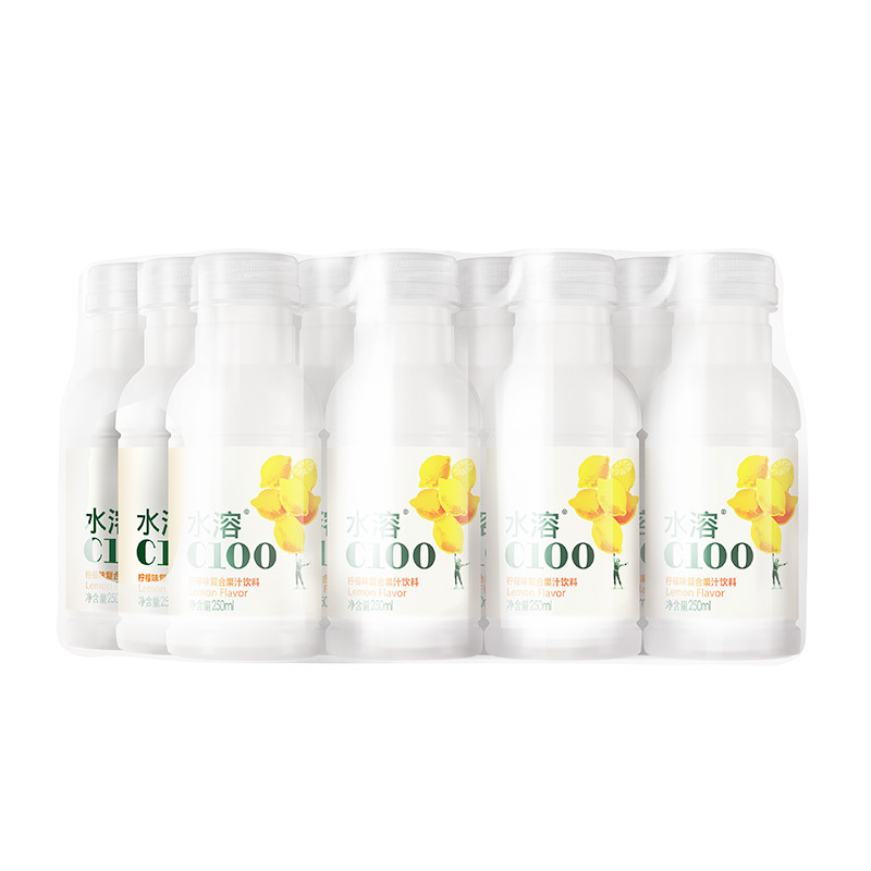 农夫山泉水溶C100柠檬味复合果汁250ml*12量贩装