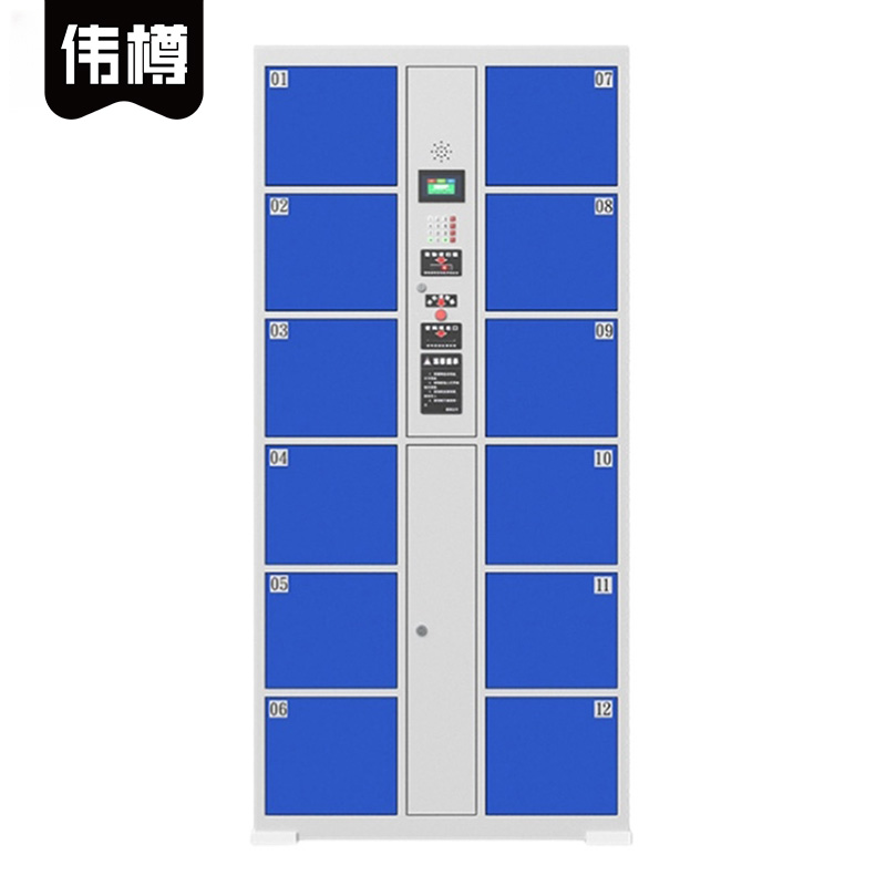 伟樽智能储物柜红外条码12门850*460*1800mm台