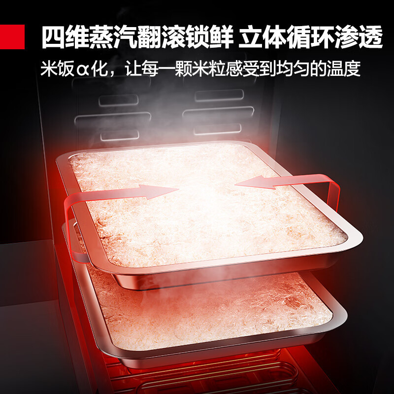 德玛仕/DEMASHI ZG-12D-L 立式 触摸式 电蒸箱 食堂单位学校防干烧蒸柜304不锈钢内胆