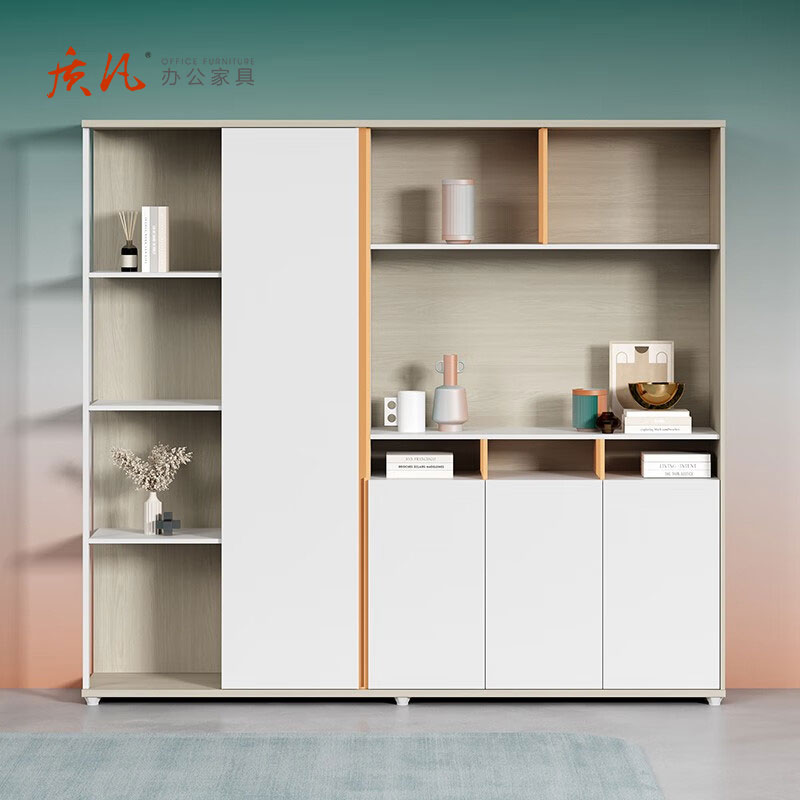 质凡隔断木质办公资料柜