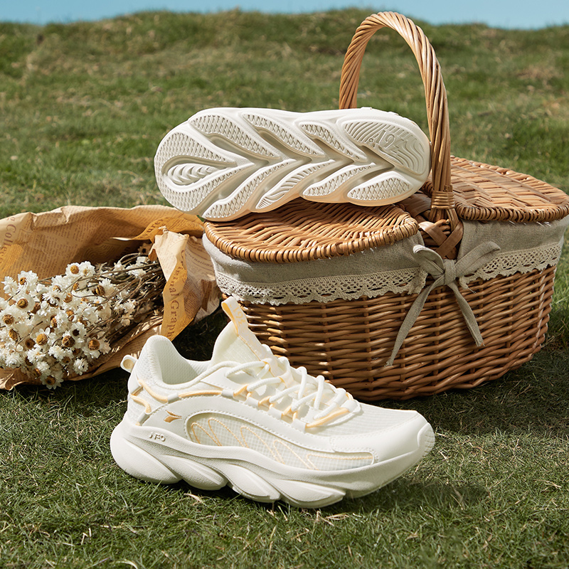 灵狐SE丨361°女鞋新款网面透气轻便跑步鞋软底运动鞋女款高清大图