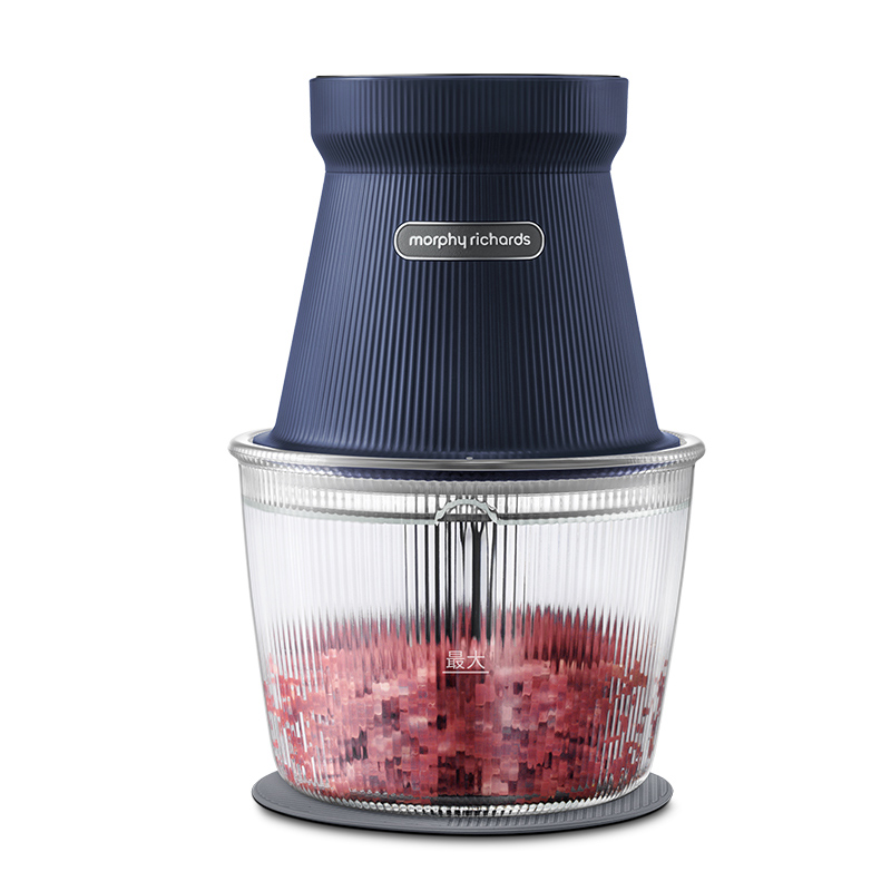 摩飞 多功能电动绞馅机1L 婴儿辅食机食物处理器 MR9402蓝色高清大图