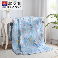 富安娜印花蚕丝夏被\花影鹿鸣 1.5m(203*229cm)