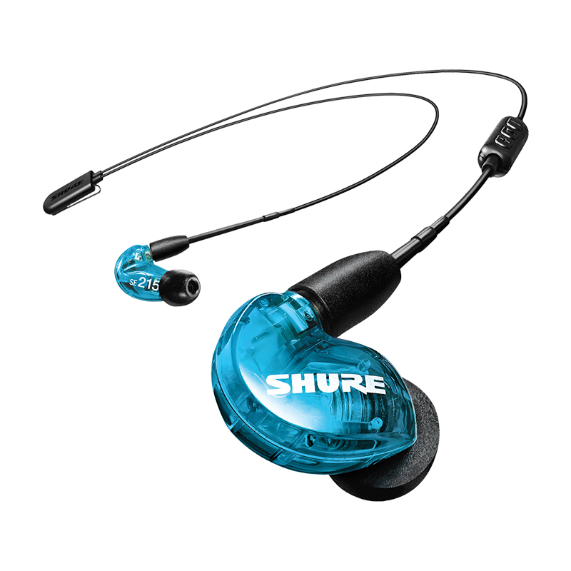 Shure/舒尔 SE215-BT2音乐耳机入耳式线控动圈隔音耳机听歌耳塞黑色
