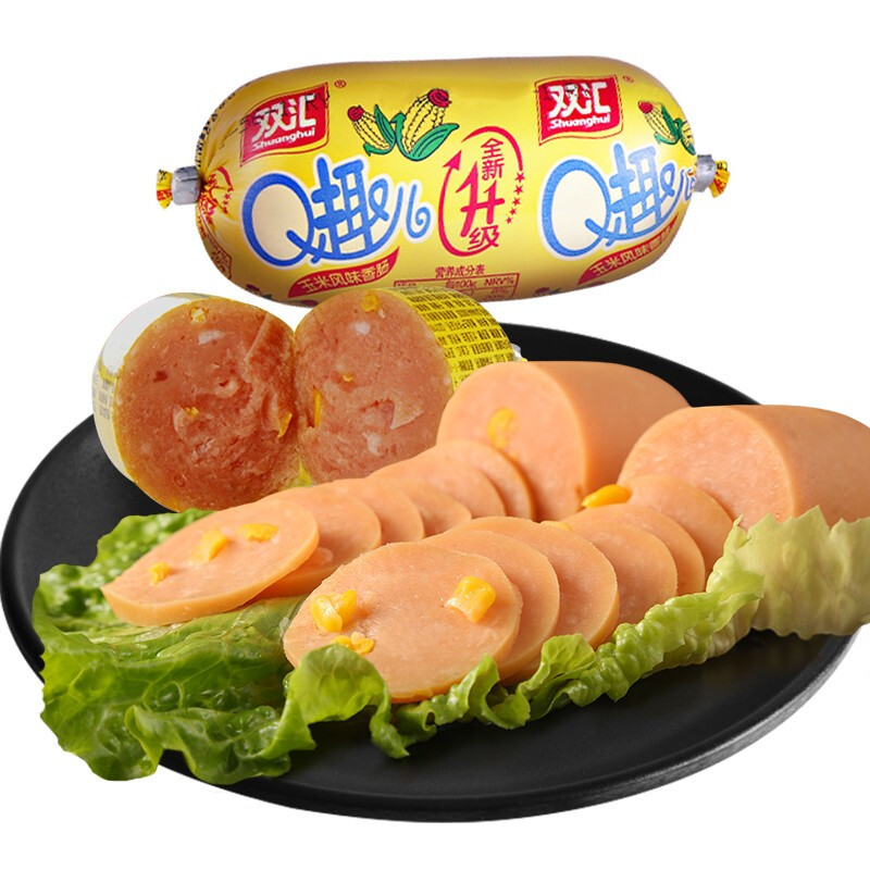双汇(Shuanghui) Q趣玉米风味火腿肠70g/支 香肠休闲火腿肠热狗台式肉类零食小吃烧烤肠