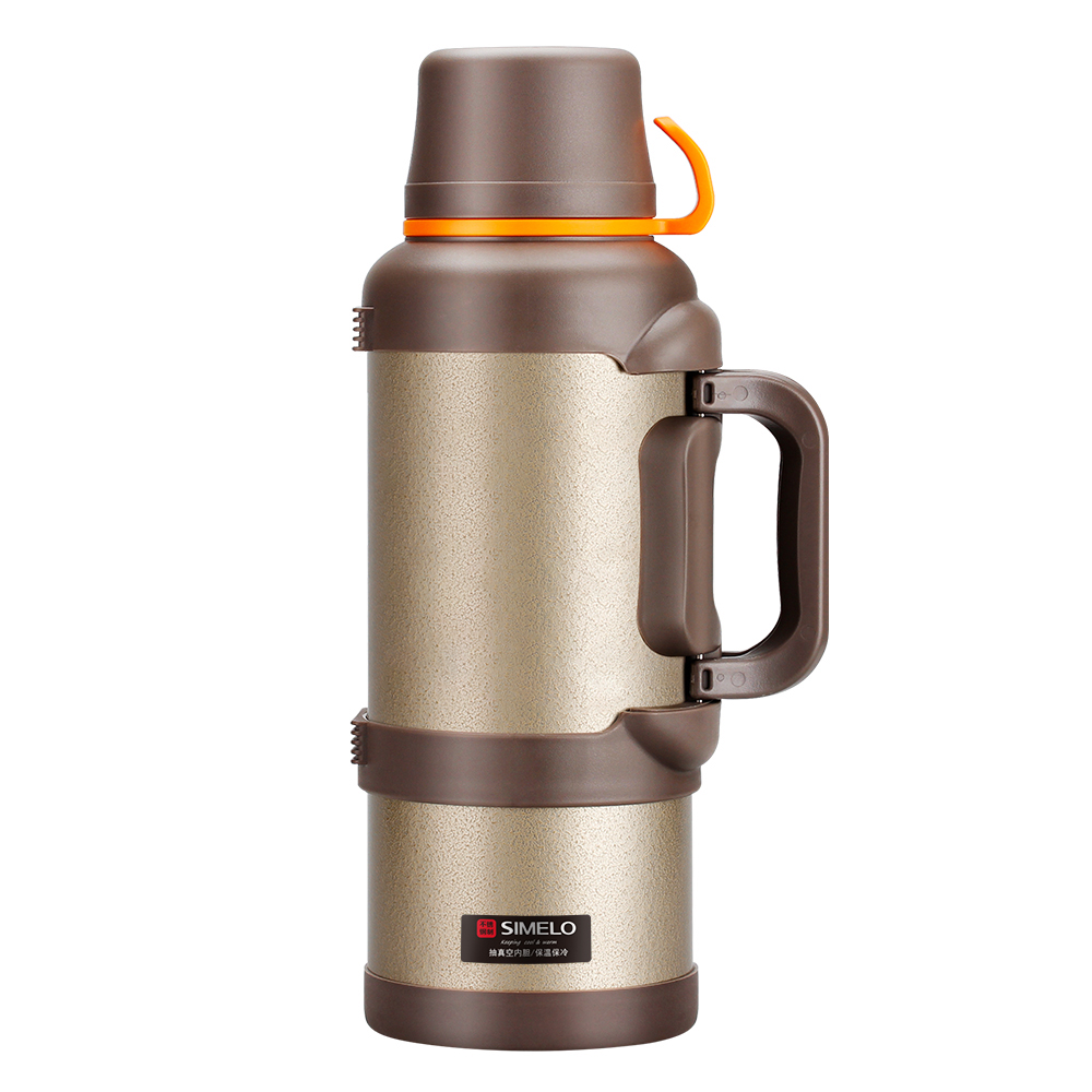 simelo印象京都系列户外大容量车载旅行壶3.6l(香槟金)