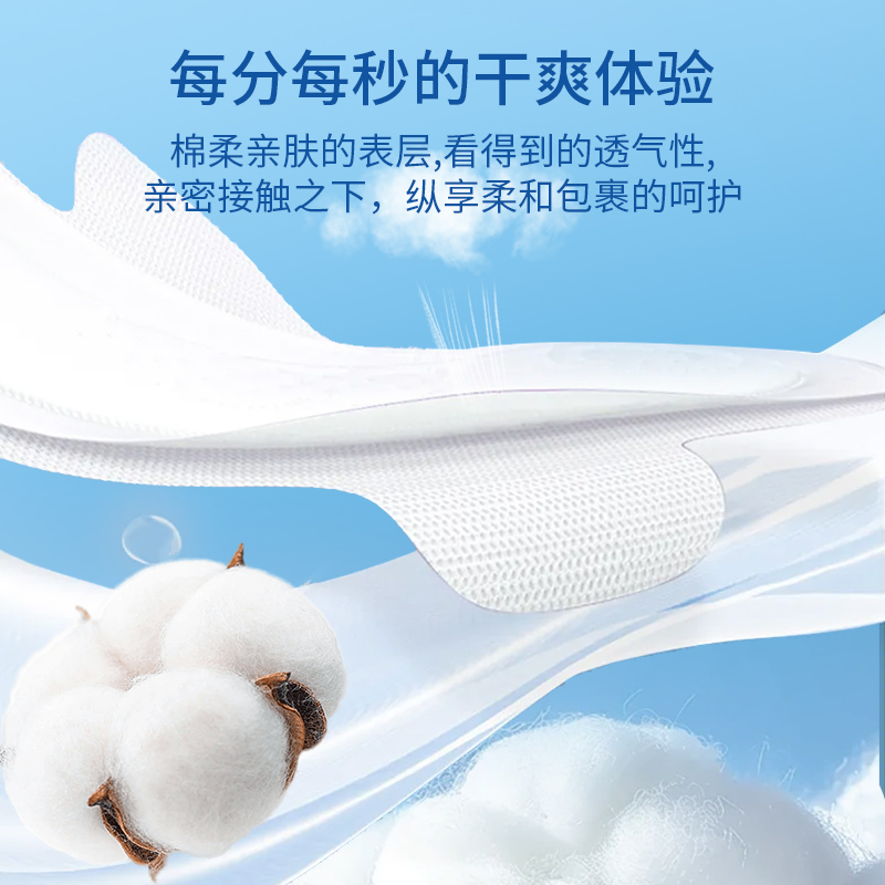 医用卫生巾械字号灭菌无菌纯棉姨妈垫巾经期护理垫[加长体验装]290mm*6片*1盒高清大图