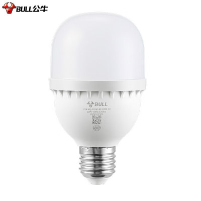 公牛(BULL)LED灯泡 防频闪柱形灯 白光/6500K/5W/E27 MQ-C005C-BS