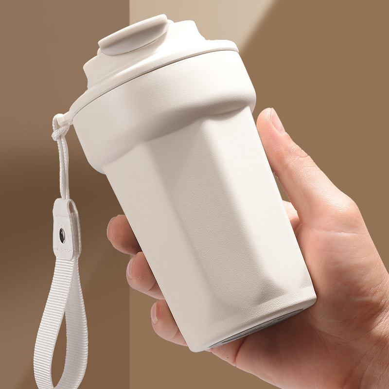 耀豪坤 路外宣传不锈钢保温咖啡杯可定制 316-400ML 个高清大图