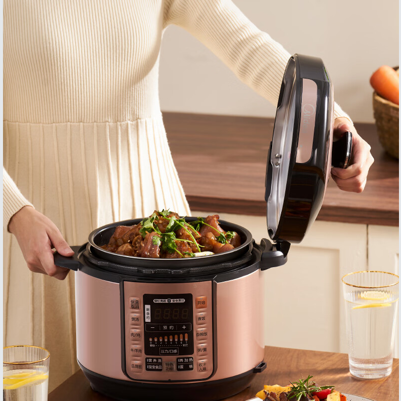 美的5L电压力锅MY-YL50M3-752高清大图