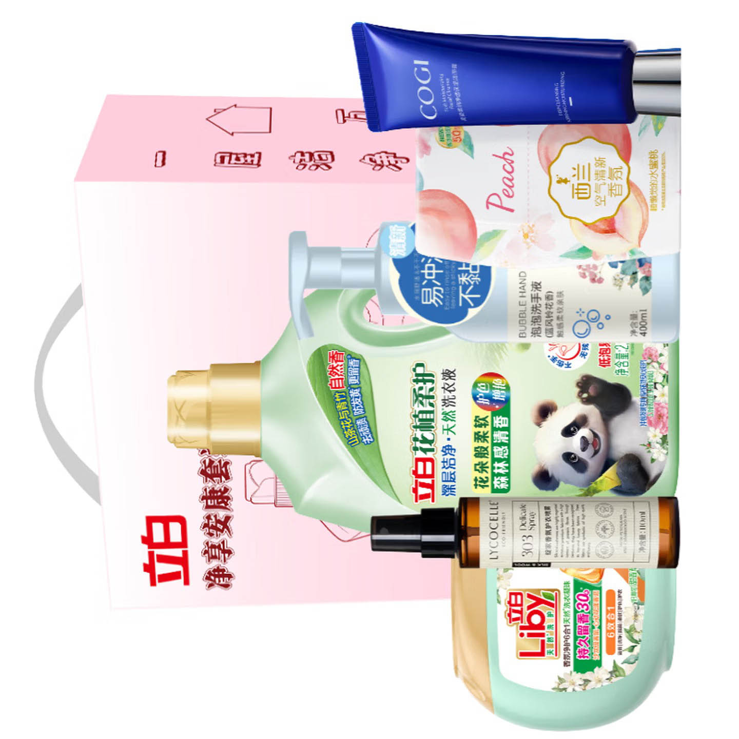 立白草木香奢洗护套装高清大图