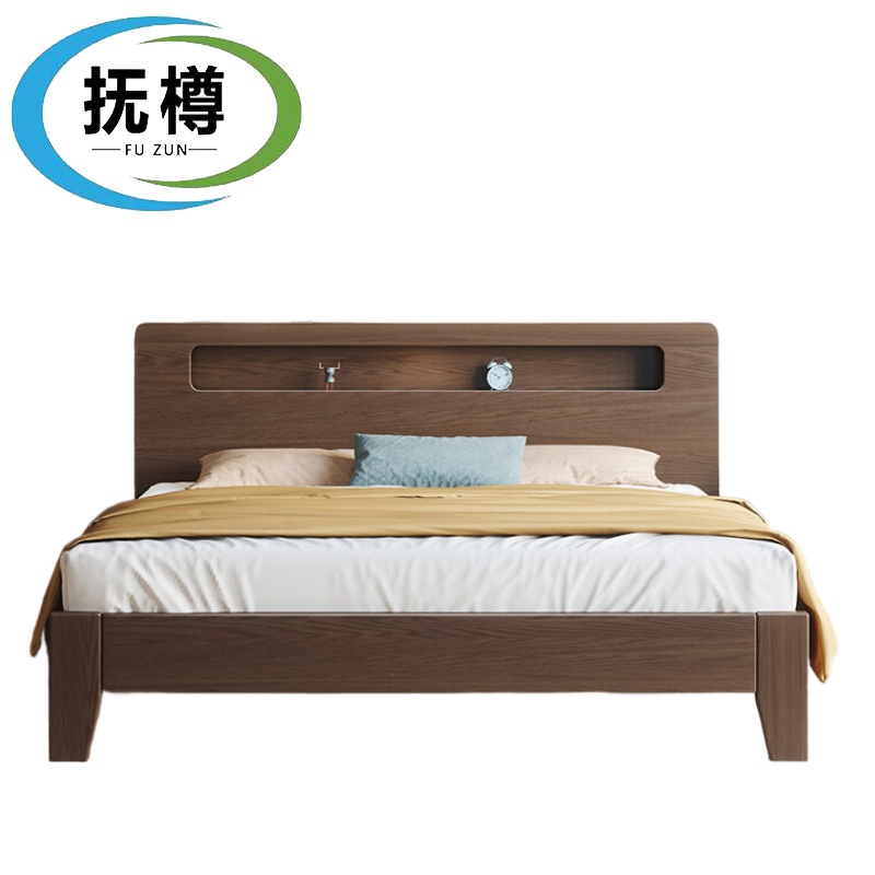 抚樽 实木床高清大图