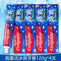 高露洁冰爽 冰爽薄荷牙膏120g*4支