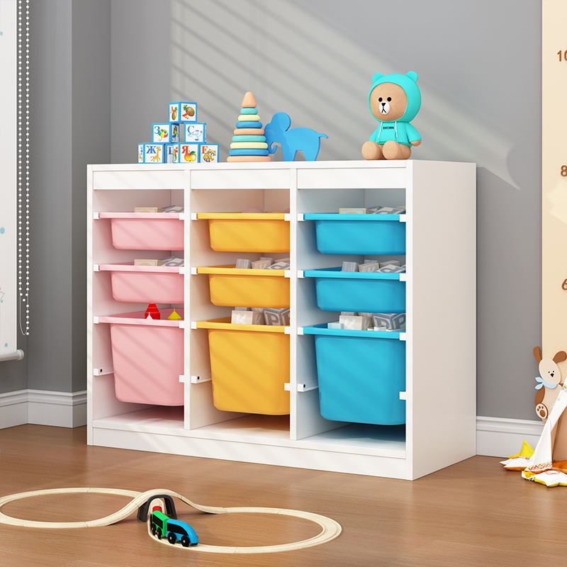 玩具收纳柜儿童收纳架宝宝玩具架子多层置物架归纳架收揽柜整理架