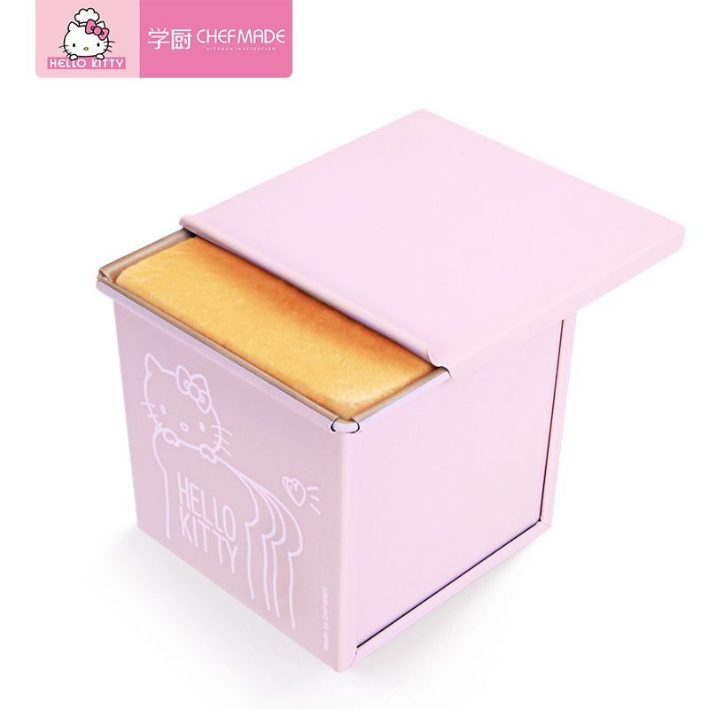 学厨 烘焙模具 厨房工具 HELLO KITTY (凯蒂猫) 正版授权 水立方不粘吐司盒面包模具吐司模具 KT7029