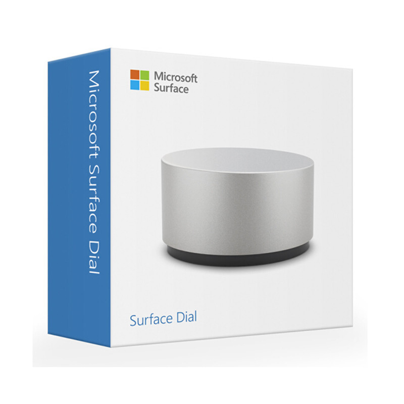 微软(Microsoft)Surface Dial 绘图助手 银色 绘画板 兼容所有 Windows 10 设备