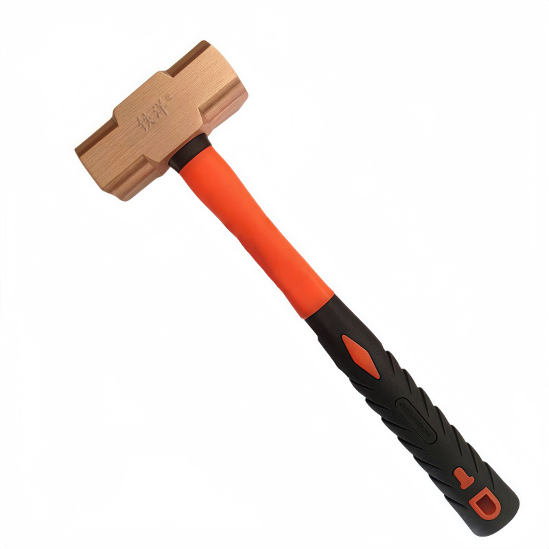 铁洋 防爆手锤 塑柄紫铜八角锤 14磅 把