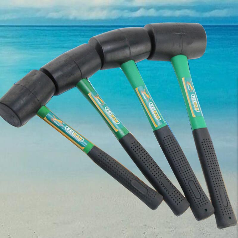 纤维柄橡胶锤橡皮锤安装锤子装修施工锤地板瓷砖锤黑胶锤