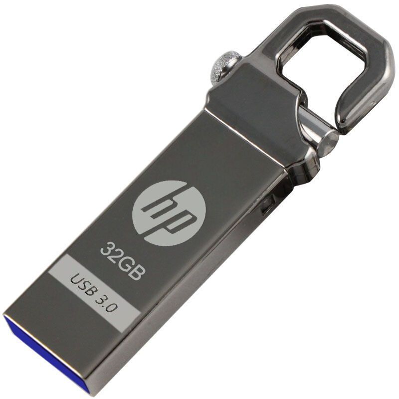 惠普（HP）32GB USB3.0 U盘 x750w 金属黑 高速安全金属钩头优盘
