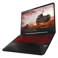 华硕（ASUS）旗舰店 飞行堡垒6代 英特尔酷睿 i5标压处理器 15.6英寸窄边框IPS屏游戏本学生本笔记本电脑（8代i5-8300H/8G/GTX1050Ti 4G）火陨