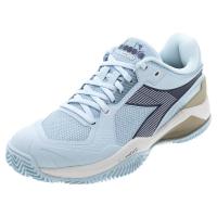 迪亚多纳(DIADORA)女士网球鞋专业缓震透气抗扭转蓝黑拼色克莱尔 Corydalis_Blue_and_Black_Iris 40