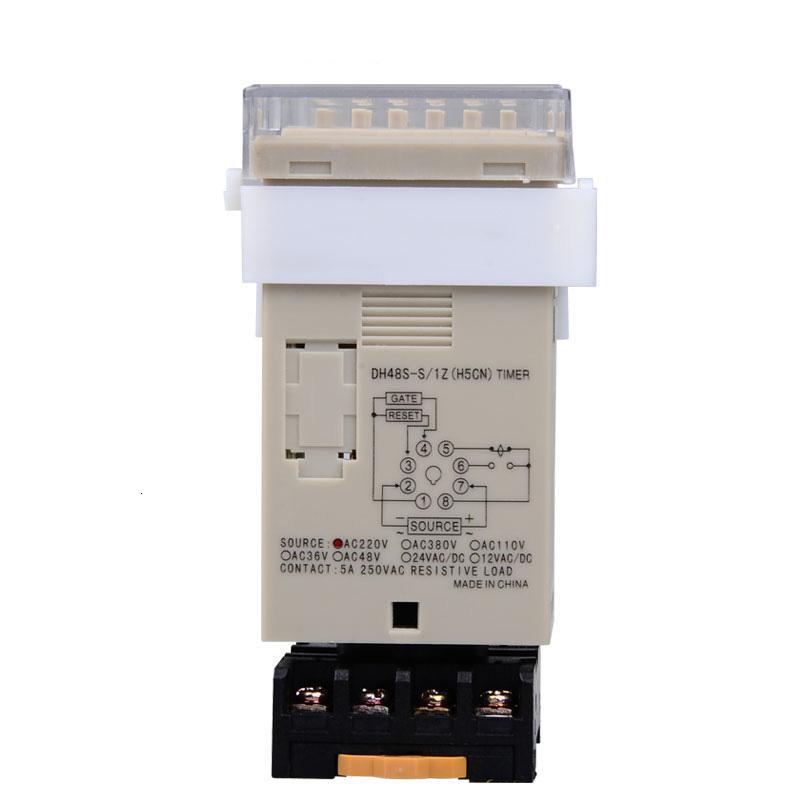 dh48s-s数显时间继电器时控开关数字式全自动循环12v24v220v380v