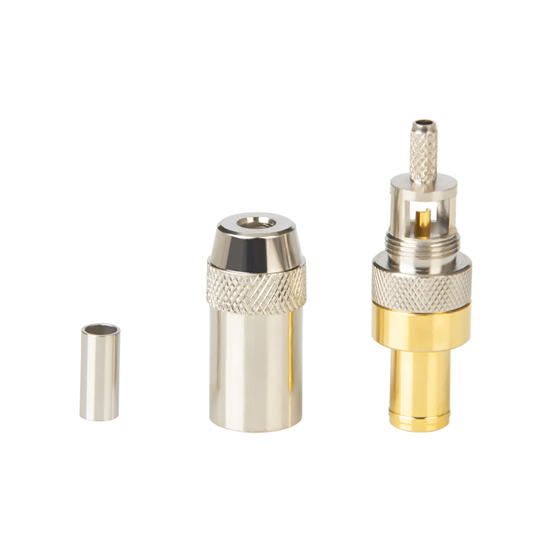 博扬 富士通头 C6Y-K-2-2头2M头E1同轴连接器 DDF射频线插头同轴SYV-75-2-2电缆连接器10个装BY